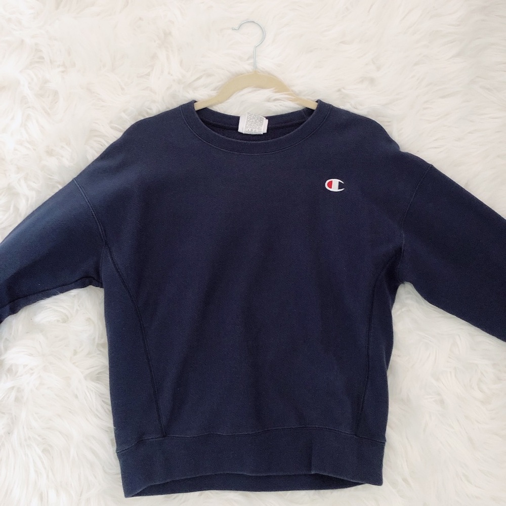 Navy crewneck